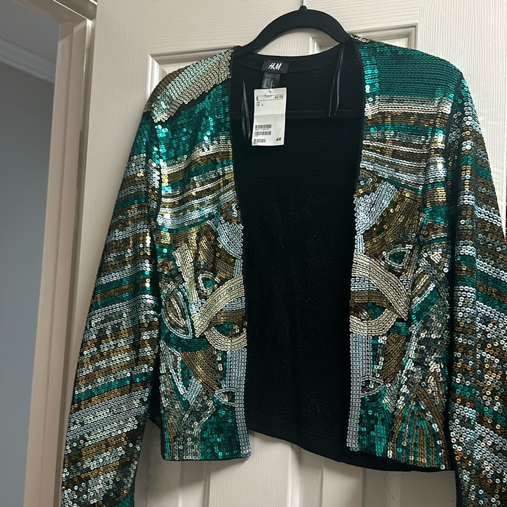 H&M sequin jacket
